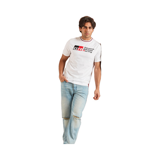 Koszulka t-shirt Large Logo Toyota Gazoo Racing 2026 biała