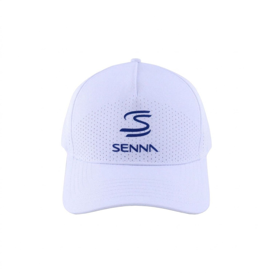 Czapka z daszkiem Ayrton Senna Leisure Ayrton Senna Collection biała