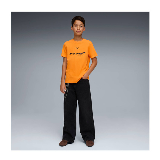 Koszulka t-shirt dziecięca pomarańczowa Large Logo McLaren F1 2026