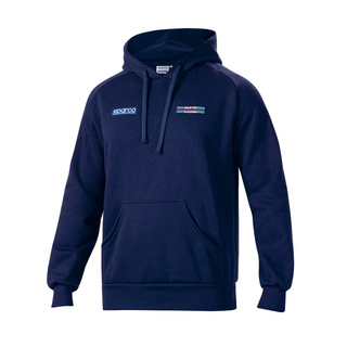 Bluza z kapturem Stripe Martini Racing Sparco granatowa