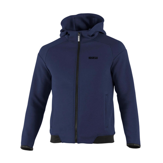 Bluza z kapturem rozpinana MY25 Sparco granatowa