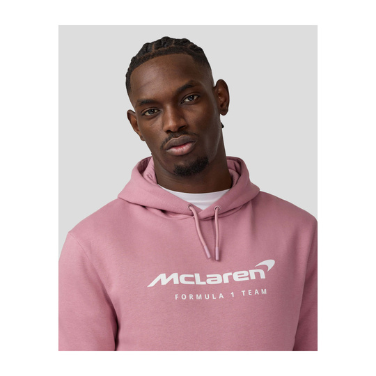 Bluza męska z kapturem Essentials różowa McLaren F1 2025