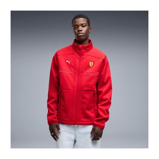 Kurtka Softshell Logo Scuderia Ferrari F1 2026 czerwona