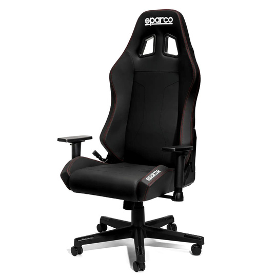 Fotel biurowy Sparco Coach czarno-czerwony