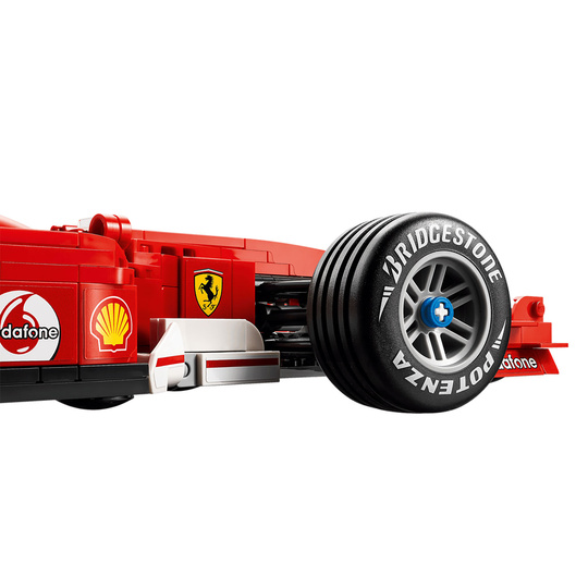 Model LEGO ICONS Ferrari F2004 i Michael Schumacher