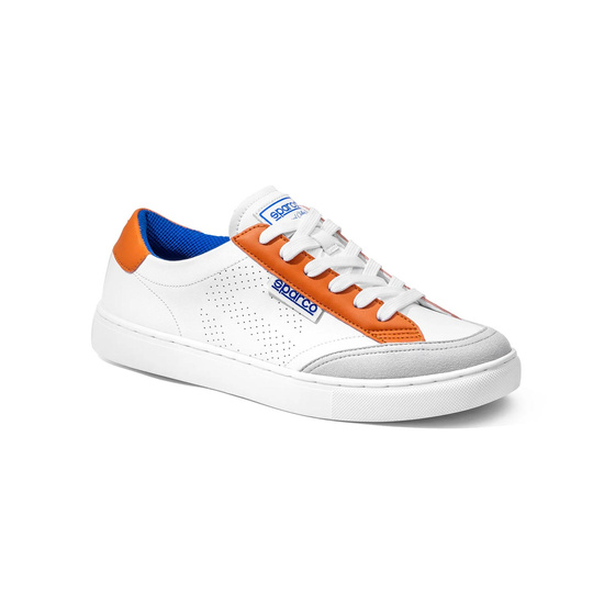 Buty Sparco S-Time białe/pomarańczowe