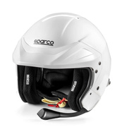 Kask Sparco Flux RJ-i biały/czarny (FIA)