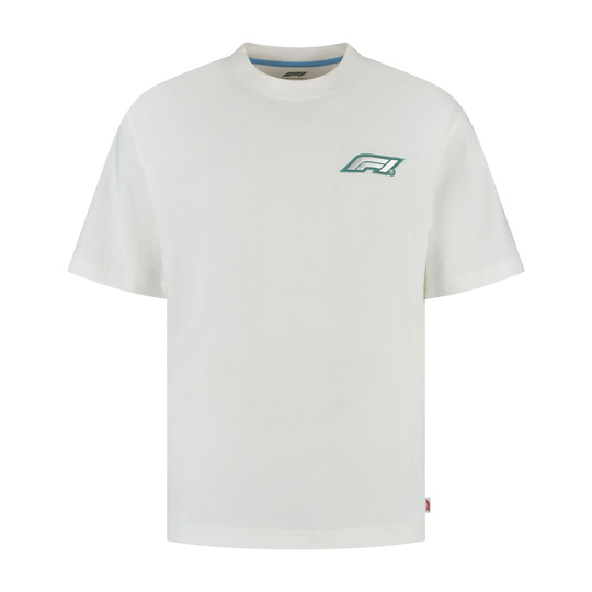 Koszulka T-shirt męska Legacy Graphic biała Formula 1 2025