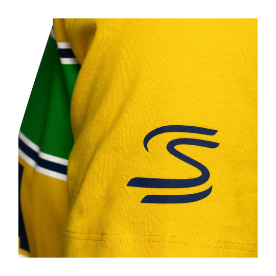 Koszulka t-shirt męska Hashtag żółta Senna 2025