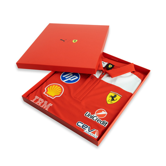 Koszulka polo Authentic Team Scuderia Ferrari F1 2026