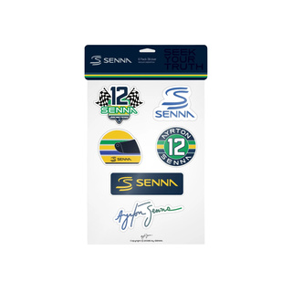 Naklejka Zestaw 6 Ayrton Senna Collection 2026