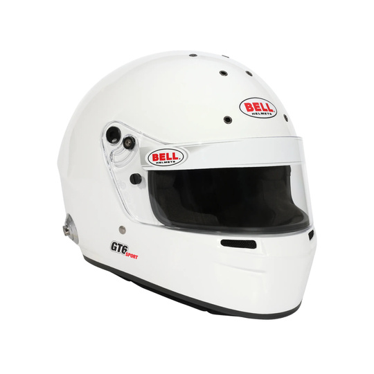 Kask zamknięty Bell GT6 SPORT Hans biały (FIA)