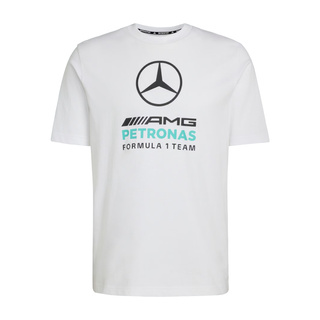 Koszulka t-shirt Large Logo Mercedes AMG F1 2026 biała