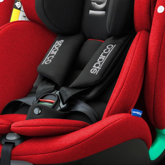 Fotelik dziecięcy Sparco SK7000I czerwony