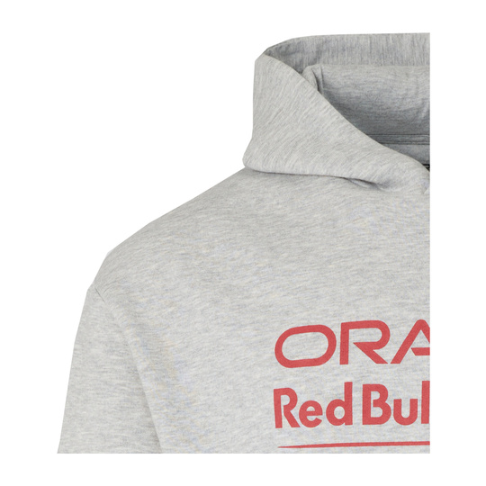 Bluza z kapturem męska Logo Red Bull Racing 2026 szara