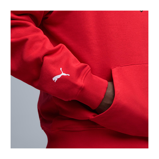Bluza męska z kapturem czerwona Large Logo Scuderia Ferrari F1 2026