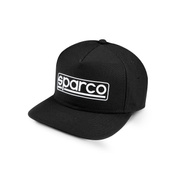 Czapka z daszkiem Stretch Sparco czarna