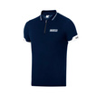 Koszulka polo ZIP MY24 Sparco granatowa