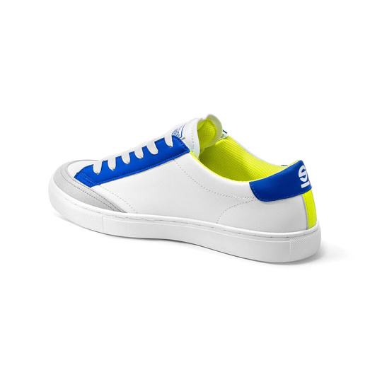 Buty Sparco S-Time białe/niebieskie/żółte