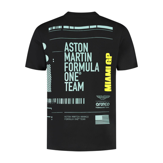Koszulka t-shirt męska GP Miami Aston Martin F1 2025