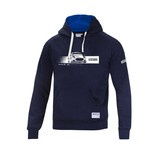Bluza męska z kapturem Car M-Sport Sparco granatowa