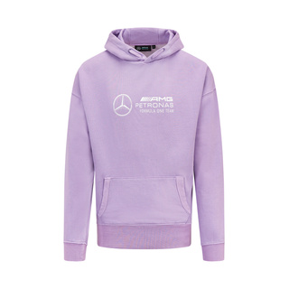 Bluza męska Retro Hoodie Lilac Mercedes AMG F1