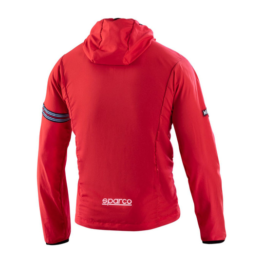 Kurtka przeciwdeszczowa Wilson Martini Racing Sparco czerwona