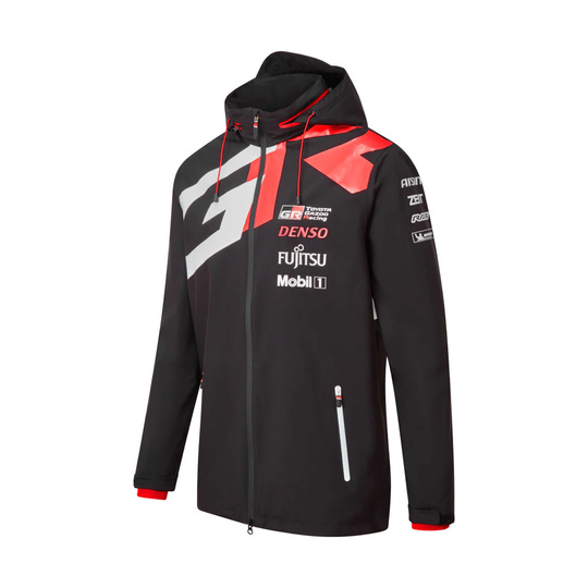 Toyota Gazoo Racing Kurtka męska przeciwdeszczowa czarna WEC 