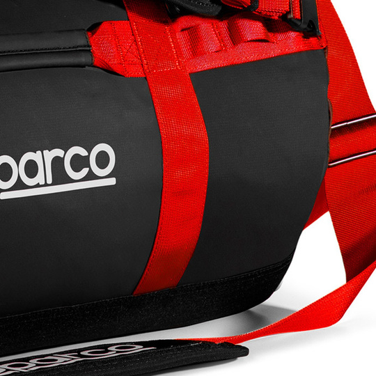 Torba DAKAR-S Sparco czarna/czerwona