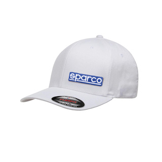 Czapka męska baseballowa Sparco FLEXFIT biała
