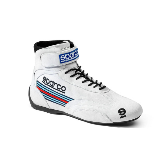 Buty rajdowe Sparco TOP MARTINI RACING białe (FIA)