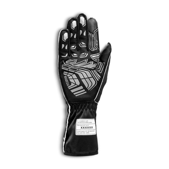 Rękawice kartingowe Sparco K-ARROW+ WP 8877-2022 czarne (FIA)