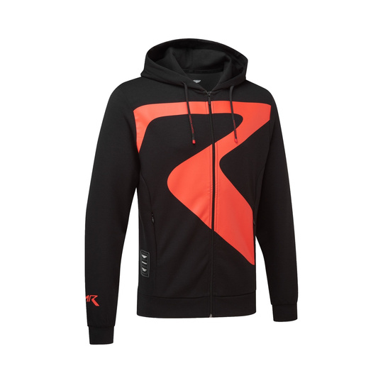 Bluza z kapturem rozpinana AMR Graphic Aston Martin Racing 2026 czarna