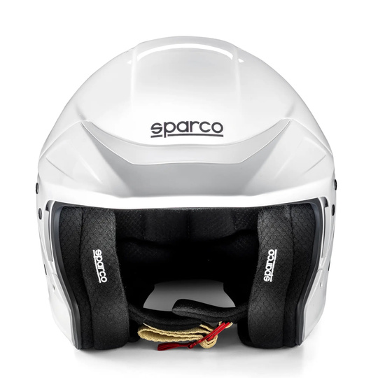 Kask otwarty Sparco Flux RJ biały (FIA)