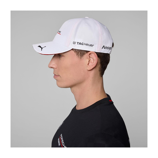 Czapka baseballowa męska Team biała Porsche Motorsport 2026