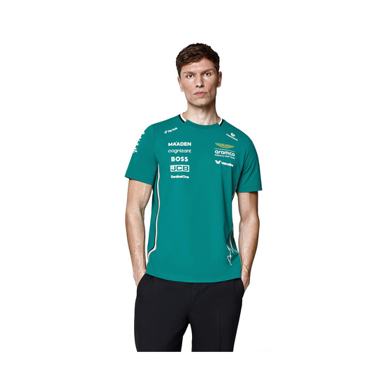 Koszulka t-shirt męska Alonso Team Aston Martin F1 2025
