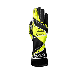 Rękawice kartingowe Sparco K-ARROW+ 8877-2022 czarno-żółte (FIA)