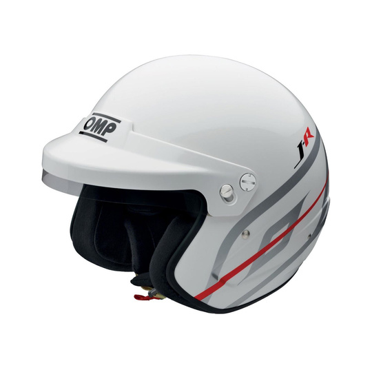 Kask OMP J-R biały (FIA)