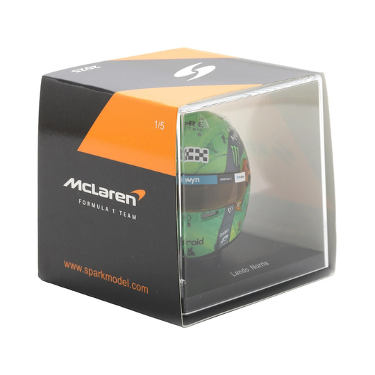 Model kasku 1:5 Lando Norris Las Vegas GP McLaren F1