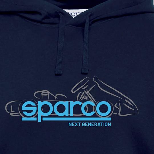 Bluza z kapturem dziecięca Next Gen Sparco granatowa