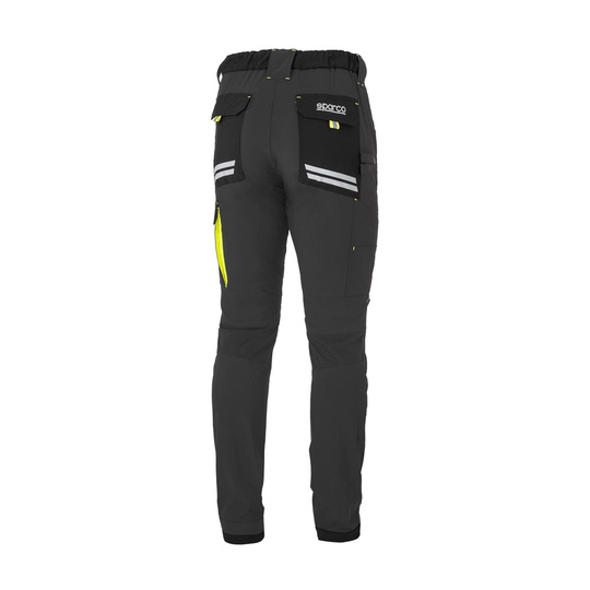 Spodnie dla mechaników Sparco Light TECH szaro-żółte