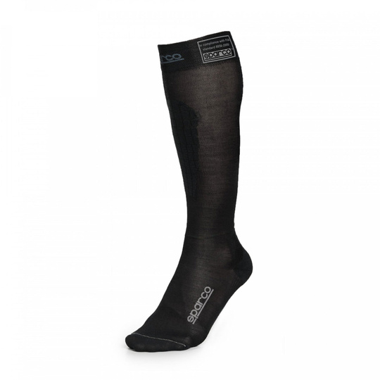 Skarpety długie Sparco Compression czarne (FIA)