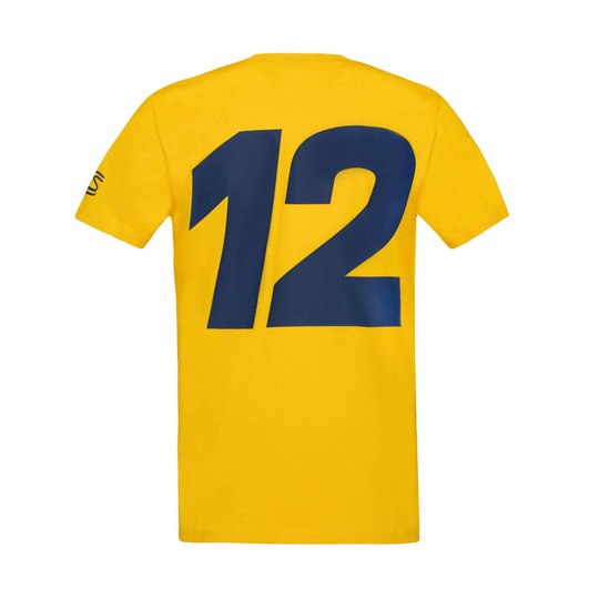 Koszulka t-shirt męska Hashtag żółta Senna 2025