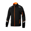 Bluza rozpinana Tech Sparco czarna/pomarańczowa