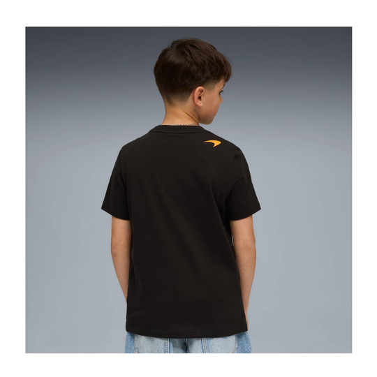 Koszulka t-shirt dziecięca czarna Large Logo McLaren F1 2026
