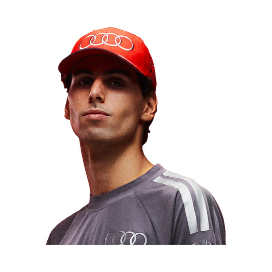 Czapka z daszkiem Gabriel Bortoleto Audi Revolut F1 2026 czerwona