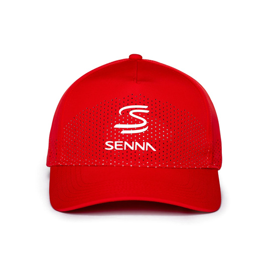 Czapka z daszkiem Leisure Ayrton Senna Collection 2026 czerwona