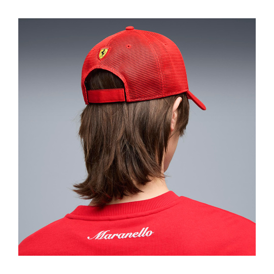 Czapka baseballowa czerwona męska SF Trucker Scuderia Ferrari F1 2026