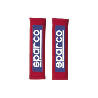 Nakładki na pasy Sparco 3" czerwone