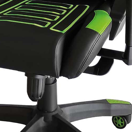 Fotel biurowy OMP GS-X czarny/zielony